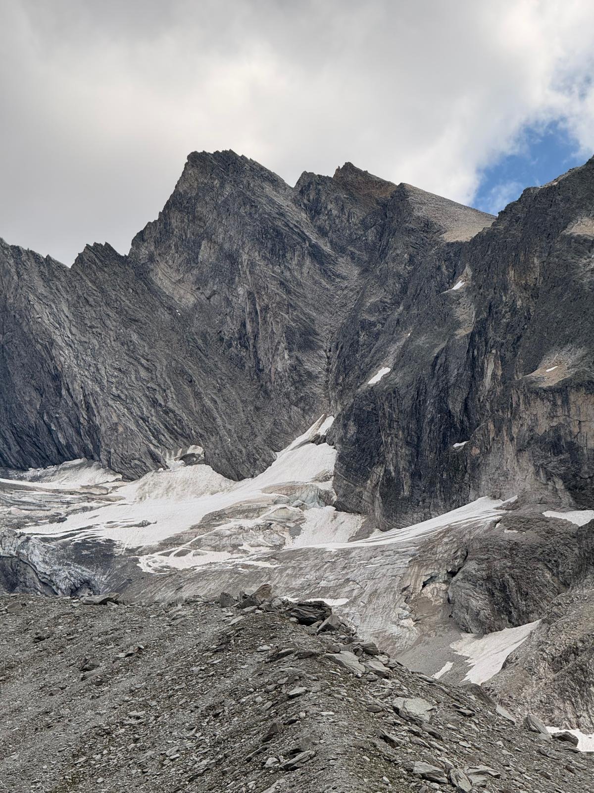montagne et glacier